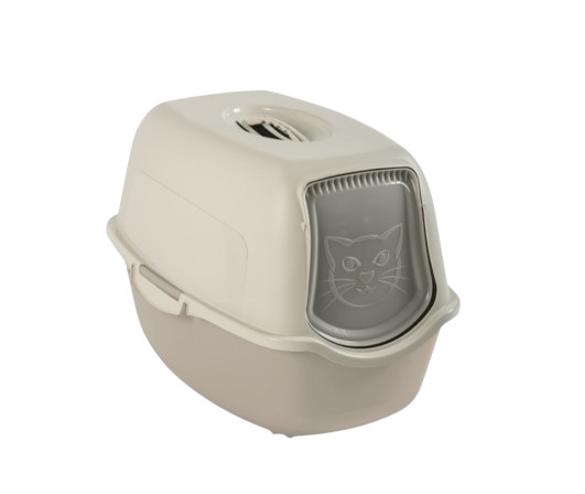 Mia Litter Box With Carbon Filter-Beige |