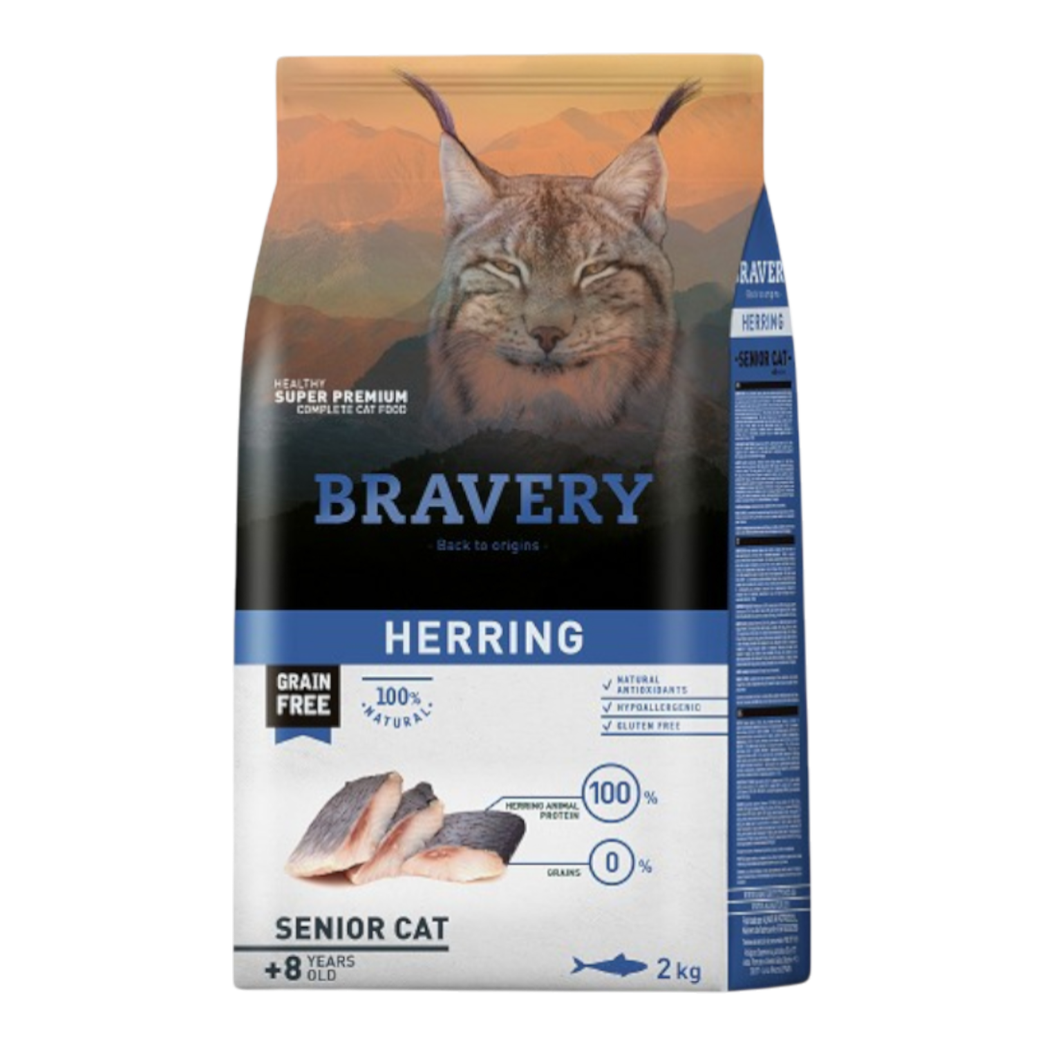 Bravery Herring Senior Cat 2 Kg | بريفري هيرينج سينيور كات ٢ كغ
