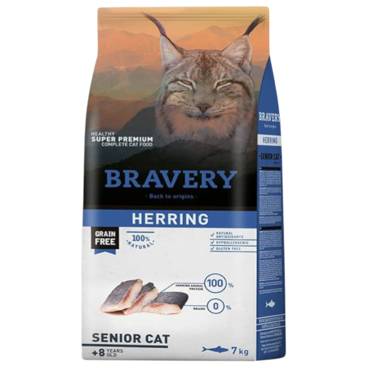 Bravery Herring Senior Cat 7 Kg | بريفري هيرينج سينيور كات ٧ كغ