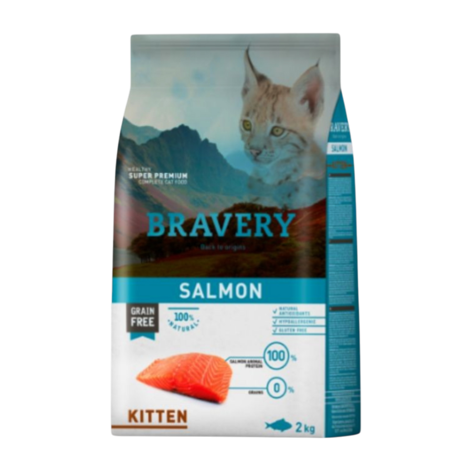 Bravery Salmon Kitten 2 Kg | بريفري سالمون كيتن ٢ كغ